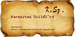 Keresztes Szilárd névjegykártya